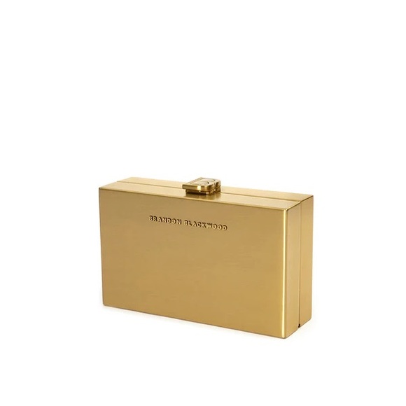 Brandon Blackwood Slim Clutch- Gold - Picture 4 of 6